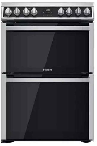 Hotpoint HDM67V8D2CX/UK Electric Double Cooker - Inox