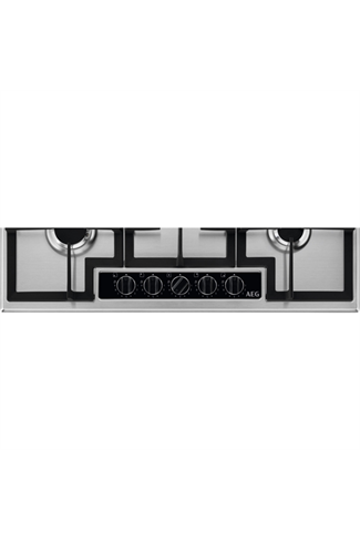 AEG HGB75420YM
75cm Slim Gas Hob, 5 energy efficient burners Including 1 Triple crown Burner, Step