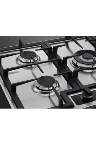 AEG HGB75420YM
75cm Slim Gas Hob, 5 energy efficient burners Including 1 Triple crown Burner, Step