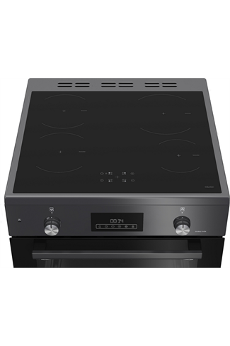 Blomberg HIRN651N 60cm Anthracite Double Oven Electric Cooker