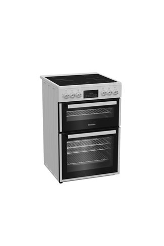 Blomberg HKRN651W White 60cm Double Oven Electric Cooker with Vitroceramic Hob