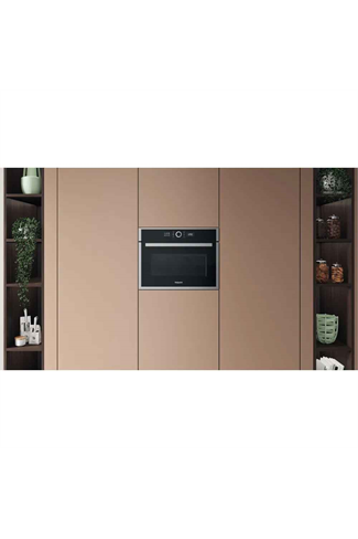 Hotpoint HMW47HMXUK 40L Built In Microwave with Grill Stainless Steel