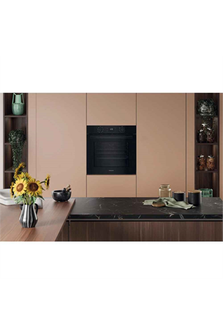 Hotpoint HO455HBUK Black 71L Built In Single Multifunction Oven