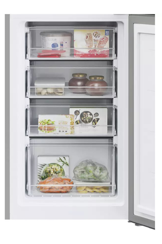 Hoover HOCT3L517ESK 55cm Silver 50/50 Low Frost Fridge Freezer