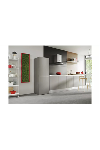 Hoover HOCT3L517ESK 55cm Silver 50/50 Low Frost Fridge Freezer