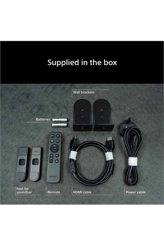 Sony HTA7100KIT.CEK BRAVIA Theatre Bar 7 + S 5.1.2ch Dolby Atmos Soundbar with SASW7 100W Subwoofer