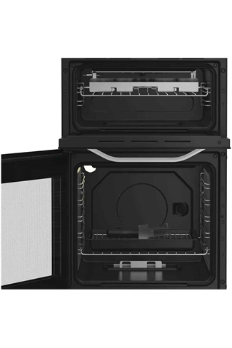 Hotpoint HTG5GCW White 50cm Freestanding Gas Twin Cavity Cooker