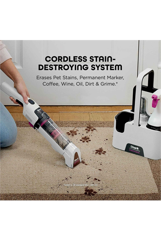 Shark HX100UKT StainForce Cordless Stain Spot Cleaner White