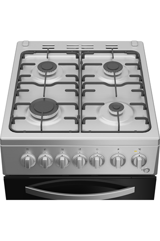 Indesit I5G3PMX 50cm Stainless Steel Duel Fuel Single Cooker