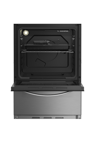 Indesit I5G3PMX 50cm Stainless Steel Duel Fuel Single Cooker