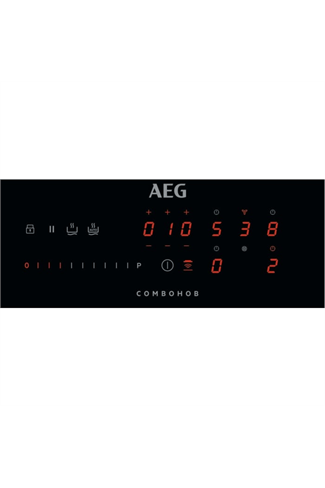 AEG IDE74243IB 
72cm Combohob Easy, RECIRCULATION MODEL, Touch on Glass controls, H2H, Single Bridgi