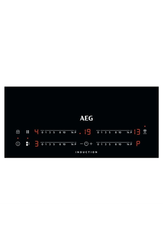 AEG IKB64401FB
60cm Induction Hob, 4 Cooking Sections, Hob2Hood, DirekTouch Controls, Frameless (Sl