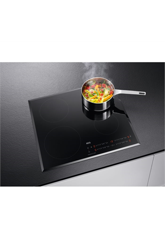 AEG IKB64401FB
60cm Induction Hob, 4 Cooking Sections, Hob2Hood, DirekTouch Controls, Frameless (Sl