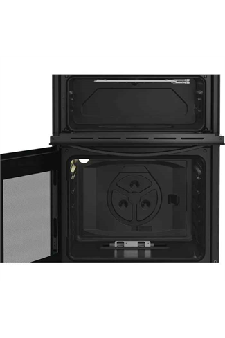 Indesit ITG6GB 60cm Gas Twin Cavity Cooker Black