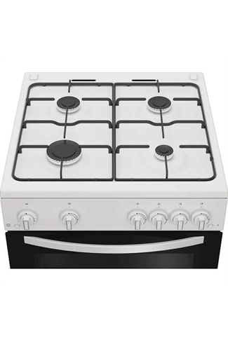 Indesit ITG6GW 60cm Gas Twin Cavity Cooker White