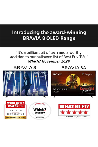 Sony K55XR8M25BP.UKA 55" BRAVIA 8 II QD-OLED 4K HDR Google TV