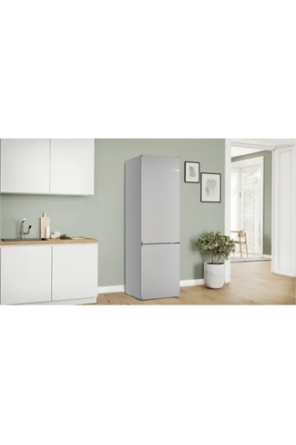 KGN392LAGG, Free-standing fridge-freezer with freezer at bottom