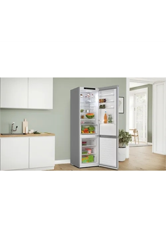 KGN392LAGG, Free-standing fridge-freezer with freezer at bottom