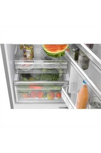 KGN392LAGG, Free-standing fridge-freezer with freezer at bottom