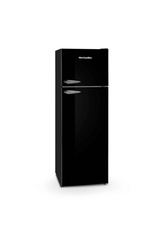 Montpellier MAB346EK Retro 80/20 Fridge Freezer 312L Black