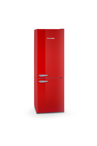 Montpellier MAB386ER Red 59.5cm Frost Free Retro Fridge Freezer