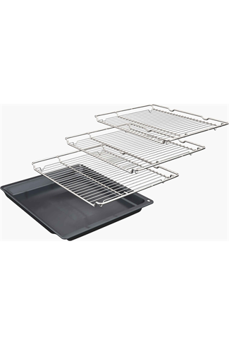 Bosch MBA533BS3B Series 4 Built In Electric Double Oven Stainless Steel