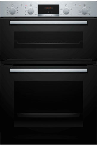 Bosch MBA533BS3B Series 4 Built In Electric Double Oven Stainless Steel