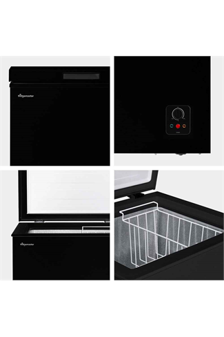 Fridgemaster MCF96EB 54.6cm Black 95L Chest Freezer