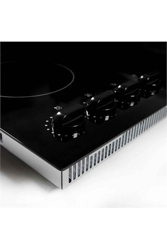 Montpellier MCH59CK Black 59cm 4 Zone Ceramic Hob Rotary Controls