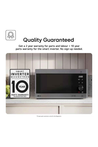 LG MH6535GIS NeoChef 25L 1000W Microwave with Grill Black