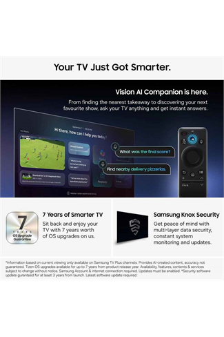 Samsung MRE55R85HAUXXU 55" 4K Micro RGB Vision AI Smart TV