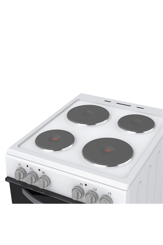 Montpellier MTCE50W 50cm White Twin Cavity Electric Cooker