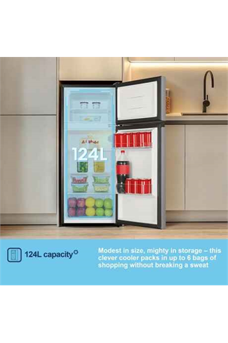 Fridgemaster MTM48120ES 47.5cm Silver 70/30 Fridge Freezer