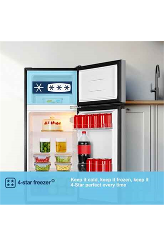 Fridgemaster MTM48120ES 47.5cm Silver 70/30 Fridge Freezer