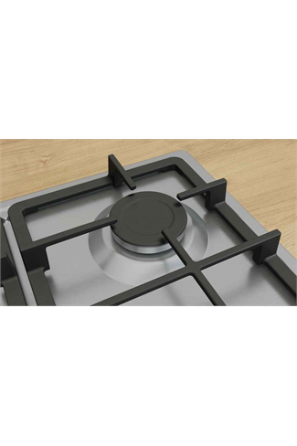 Bosch PGP6B5K90 58cm Stainless Steel Built-In Gas Hob
