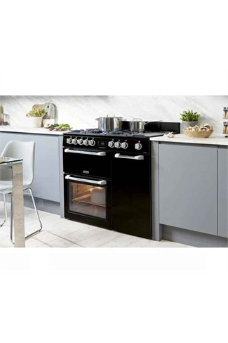 Leisure PR100F530K 100cm Cuisinemaster Pro Dual Fuel Range Cooker Black