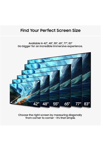 Samsung QE65S90HAEXXU 65" OLED Glare Free Vision AI Smart TV