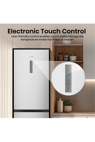 Hisense RB395N4BCE Stainless Steel 60cm 70/30 Total No Frost Fridge Freezer