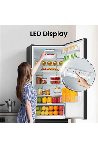 Hisense RB435N4BFE Black 59.5cm 70/30 Total No Frost Fridge Freezer