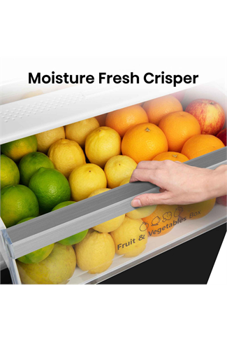 Hisense RB435N4BFE Black 59.5cm 70/30 Total No Frost Fridge Freezer