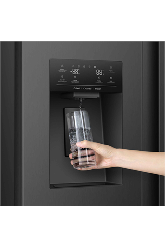 Hisense RS5P528STBE 528L American Side By Side Fridge Freezer Black