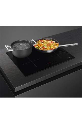 Smeg SI2641D Black 60cm 4 Zone Induction Hob with Digi Touch