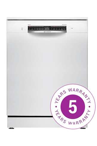 Bosch Series 4 SMS4EKW06G White 13 Place Settings Dishwasher