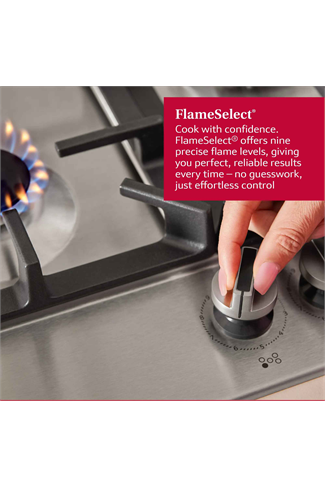 NEFF T26CIP8N0 58cm Stainless Steel Built-In Gas Hob