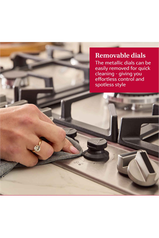 NEFF T26CIP8N0 58cm Stainless Steel Built-In Gas Hob