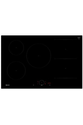 NEFF N70 T58FHW1L0 80cm Black Built-In Induction Hob