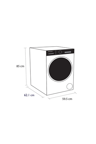 Schonhaus TDSHF018A3W White 8kg Heat Pump Tumble Dryer