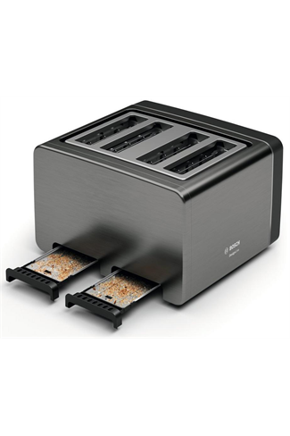 Bosch DesignLine TAT5P445GB Anthracite 4 Slice Toaster