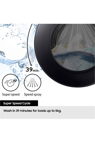 Samsung WD90HG5U34BEEU 9kg/6kg 1400 Spin Washer Dryer White