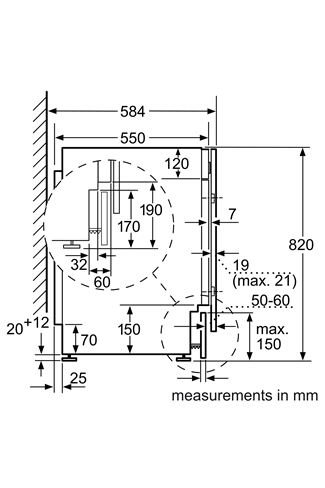 Siemens iQ300 WK14D322GB Integrated White 7kg/4kg 1350 Spin Washer Dryer